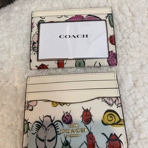 Coach card holder